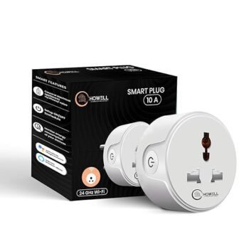 HOWELL 10A Smart Plug with Energy Monitoring – WiFi Outlet, Voice Control.